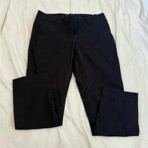 J Crew Cafe Capri Black Pants Size 2